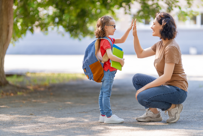 vínculo entre la familia y el jardín