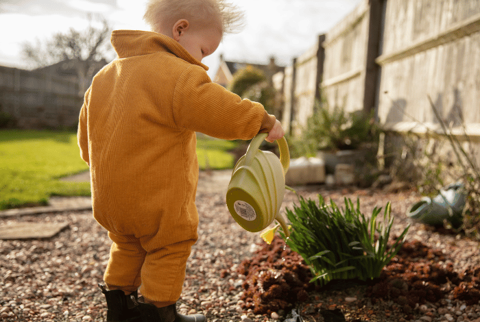 huertos escolares en el jardín infantil