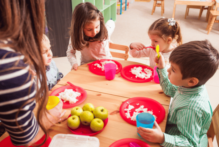 alimentación saludable en preescolar