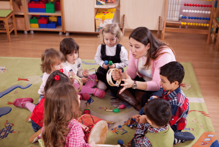 organización escolar en jardín de infantes